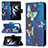 Custodia Portafoglio In Pelle Fantasia Modello Cover con Supporto B09F per Samsung Galaxy S22 5G