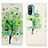 Custodia Portafoglio In Pelle Fantasia Modello Cover con Supporto D02Y per Motorola Moto E20