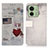 Custodia Portafoglio In Pelle Fantasia Modello Cover con Supporto D02Y per Motorola Moto Edge (2023) 5G