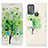 Custodia Portafoglio In Pelle Fantasia Modello Cover con Supporto D02Y per Motorola Moto G50 Verde