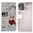 Custodia Portafoglio In Pelle Fantasia Modello Cover con Supporto D02Y per Nokia C02