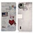 Custodia Portafoglio In Pelle Fantasia Modello Cover con Supporto D02Y per Nokia C110