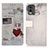 Custodia Portafoglio In Pelle Fantasia Modello Cover con Supporto D02Y per Nokia C210