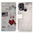 Custodia Portafoglio In Pelle Fantasia Modello Cover con Supporto D02Y per Nokia C22