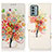 Custodia Portafoglio In Pelle Fantasia Modello Cover con Supporto D02Y per Nokia G22