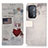 Custodia Portafoglio In Pelle Fantasia Modello Cover con Supporto D02Y per Oppo A54 5G