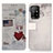 Custodia Portafoglio In Pelle Fantasia Modello Cover con Supporto D02Y per Oppo A95 5G