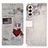 Custodia Portafoglio In Pelle Fantasia Modello Cover con Supporto D02Y per Samsung Galaxy S21 5G