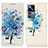 Custodia Portafoglio In Pelle Fantasia Modello Cover con Supporto D02Y per Xiaomi Mi 12T 5G Blu