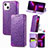 Custodia Portafoglio In Pelle Fantasia Modello Cover con Supporto H01 per Apple iPhone 14