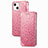 Custodia Portafoglio In Pelle Fantasia Modello Cover con Supporto H02 per Apple iPhone 13 Mini Oro Rosa