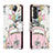 Custodia Portafoglio In Pelle Fantasia Modello Cover con Supporto H02X per Samsung Galaxy S22 5G