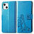 Custodia Portafoglio In Pelle Fantasia Modello Cover con Supporto H03 per Apple iPhone 14 Plus