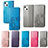 Custodia Portafoglio In Pelle Fantasia Modello Cover con Supporto H03 per Apple iPhone 15