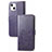 Custodia Portafoglio In Pelle Fantasia Modello Cover con Supporto H04 per Apple iPhone 15