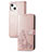 Custodia Portafoglio In Pelle Fantasia Modello Cover con Supporto H04 per Apple iPhone 15