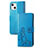 Custodia Portafoglio In Pelle Fantasia Modello Cover con Supporto H04 per Apple iPhone 15 Plus