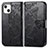 Custodia Portafoglio In Pelle Fantasia Modello Cover con Supporto H07 per Apple iPhone 13 Mini