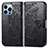 Custodia Portafoglio In Pelle Fantasia Modello Cover con Supporto H07 per Apple iPhone 13 Pro