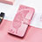 Custodia Portafoglio In Pelle Fantasia Modello Cover con Supporto H08 per Apple iPhone 15 Pro Max