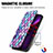 Custodia Portafoglio In Pelle Fantasia Modello Cover con Supporto H09 per Apple iPhone 15