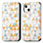 Custodia Portafoglio In Pelle Fantasia Modello Cover con Supporto H09 per Apple iPhone 15