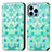 Custodia Portafoglio In Pelle Fantasia Modello Cover con Supporto H10 per Apple iPhone 15 Pro Max