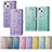 Custodia Portafoglio In Pelle Fantasia Modello Cover con Supporto H11 per Apple iPhone 15