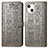 Custodia Portafoglio In Pelle Fantasia Modello Cover con Supporto H11 per Apple iPhone 15