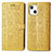 Custodia Portafoglio In Pelle Fantasia Modello Cover con Supporto H11 per Apple iPhone 15 Plus