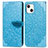 Custodia Portafoglio In Pelle Fantasia Modello Cover con Supporto H13 per Apple iPhone 14