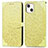 Custodia Portafoglio In Pelle Fantasia Modello Cover con Supporto H13 per Apple iPhone 15 Plus