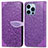 Custodia Portafoglio In Pelle Fantasia Modello Cover con Supporto H13 per Apple iPhone 15 Pro Max