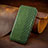 Custodia Portafoglio In Pelle Fantasia Modello Cover con Supporto H14 per Apple iPhone 13 Verde