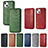 Custodia Portafoglio In Pelle Fantasia Modello Cover con Supporto H15 per Apple iPhone 15 Plus