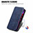 Custodia Portafoglio In Pelle Fantasia Modello Cover con Supporto H15 per Apple iPhone 15 Plus