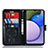 Custodia Portafoglio In Pelle Fantasia Modello Cover con Supporto JX1 per Samsung Galaxy A02s