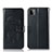 Custodia Portafoglio In Pelle Fantasia Modello Cover con Supporto JX1 per Samsung Galaxy A22 5G Nero