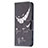 Custodia Portafoglio In Pelle Fantasia Modello Cover con Supporto L01 per Apple iPhone 15 Nero