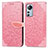 Custodia Portafoglio In Pelle Fantasia Modello Cover con Supporto L02 per Xiaomi Mi 12 5G Rosa