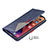 Custodia Portafoglio In Pelle Fantasia Modello Cover con Supporto L04 per Apple iPhone 13 Blu