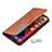 Custodia Portafoglio In Pelle Fantasia Modello Cover con Supporto L04 per Apple iPhone 13 Pro Max Marrone