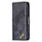 Custodia Portafoglio In Pelle Fantasia Modello Cover con Supporto L05 per Apple iPhone 13 Mini Nero