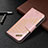 Custodia Portafoglio In Pelle Fantasia Modello Cover con Supporto L05 per Apple iPhone 13 Mini Oro Rosa