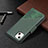 Custodia Portafoglio In Pelle Fantasia Modello Cover con Supporto L05 per Apple iPhone 13 Mini Verde