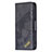 Custodia Portafoglio In Pelle Fantasia Modello Cover con Supporto L05 per Apple iPhone 15 Nero