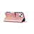 Custodia Portafoglio In Pelle Fantasia Modello Cover con Supporto L05 per Apple iPhone 15 Oro Rosa