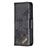 Custodia Portafoglio In Pelle Fantasia Modello Cover con Supporto L05 per Apple iPhone 15 Pro Max Nero