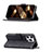 Custodia Portafoglio In Pelle Fantasia Modello Cover con Supporto L06 per Apple iPhone 14 Pro Max Nero