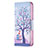 Custodia Portafoglio In Pelle Fantasia Modello Cover con Supporto L07 per Apple iPhone 13 Multicolore